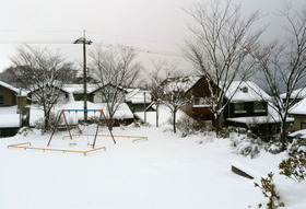近所の積雪の様子